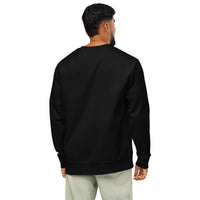 Sweat-shirt unisexe Muta coloris Black, vue de dos