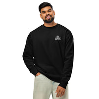 Sweat-shirt unisexe Muta coloris Black, vue de face