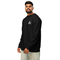 Sweat-shirt unisexe Muta coloris Black, vue de trois-quarts gauche