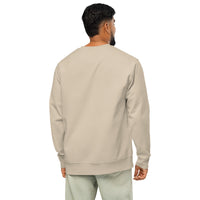 Sweat-shirt unisexe Muta coloris Desert Dust, vue de dos