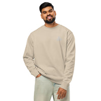 Sweat-shirt unisexe Muta coloris Desert Dust, vue de face