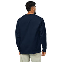 Sweat-shirt unisexe Muta coloris French Navy, vue de dos