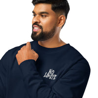 Sweat-shirt unisexe Muta coloris French Navy, second visuel de face