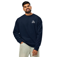Sweat-shirt unisexe Muta coloris French Navy, vue de face