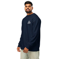 Sweat-shirt unisexe Muta coloris French Navy, vue de trois-quarts gauche